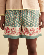 Paisley Frame Shorts