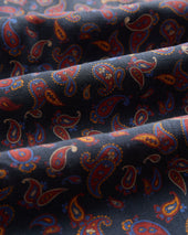 PAISLEY SILK/LINEN