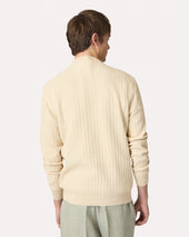 Girocollo In Maglia Panna