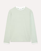 T-shirt a manica lunga salvia