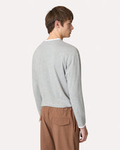 T Shirt A Manica Lunga Grigia