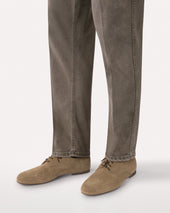 Derby In Suede Beige
