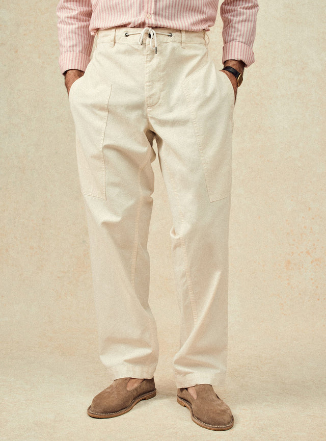 Pantalon Marc Ecru