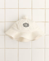 Paneled Grandfather Hat - White