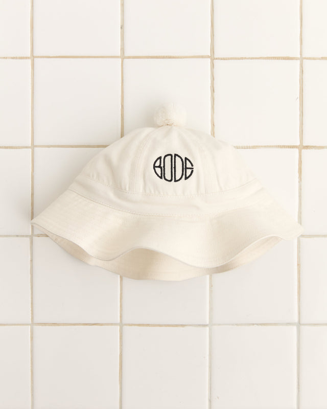 Paneled Grandfather Hat - White