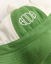 Paneled Grandfather Hat - Green/White