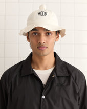 Paneled Grandfather Hat - White
