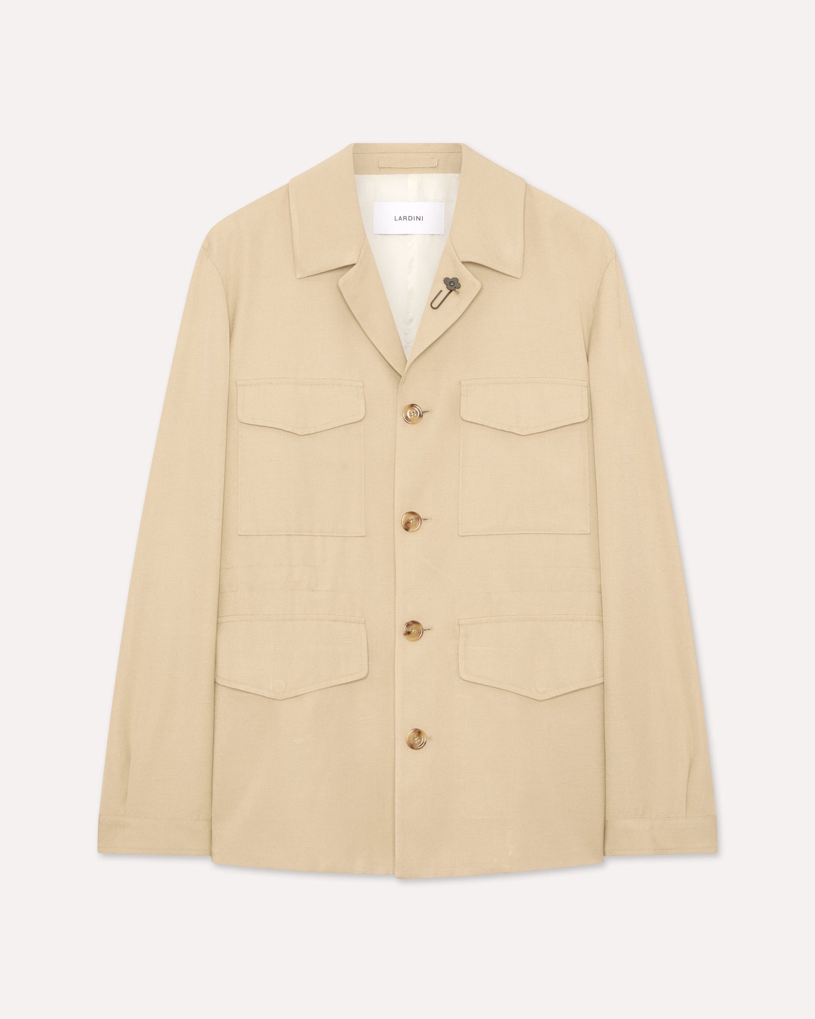 Field Jacket Cammello In Ecovero