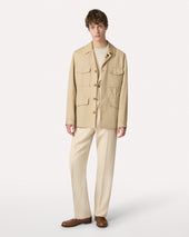 Field Jacket Cammello In Ecovero