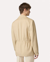 Field Jacket Cammello In Ecovero