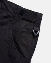 TAC UTILITY CARGO PANT - BLACK / KHAKI DOUBLE-DYE COTTON/NYLON RIPSTOP
