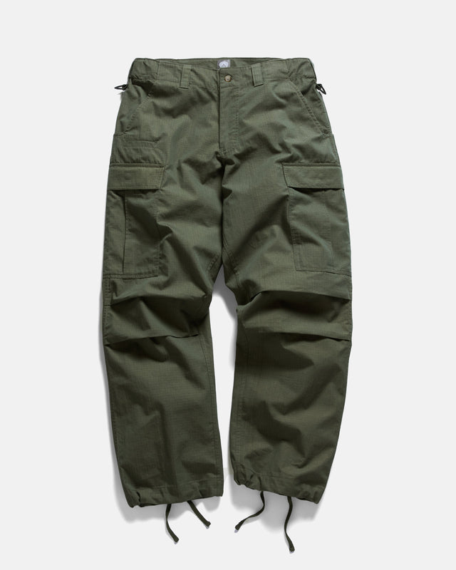 TAC UTILITY CARGO PANT - SAGE OLIVE / KHAKI DOUBLE-DYE COTTON/NYLON RIPSTOP