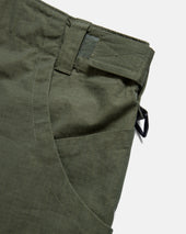 TAC UTILITY CARGO PANT - SAGE OLIVE / KHAKI DOUBLE-DYE COTTON/NYLON RIPSTOP