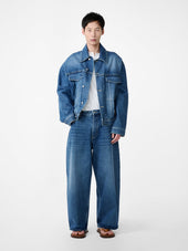 Paolo Denim Pant In Worn Wash