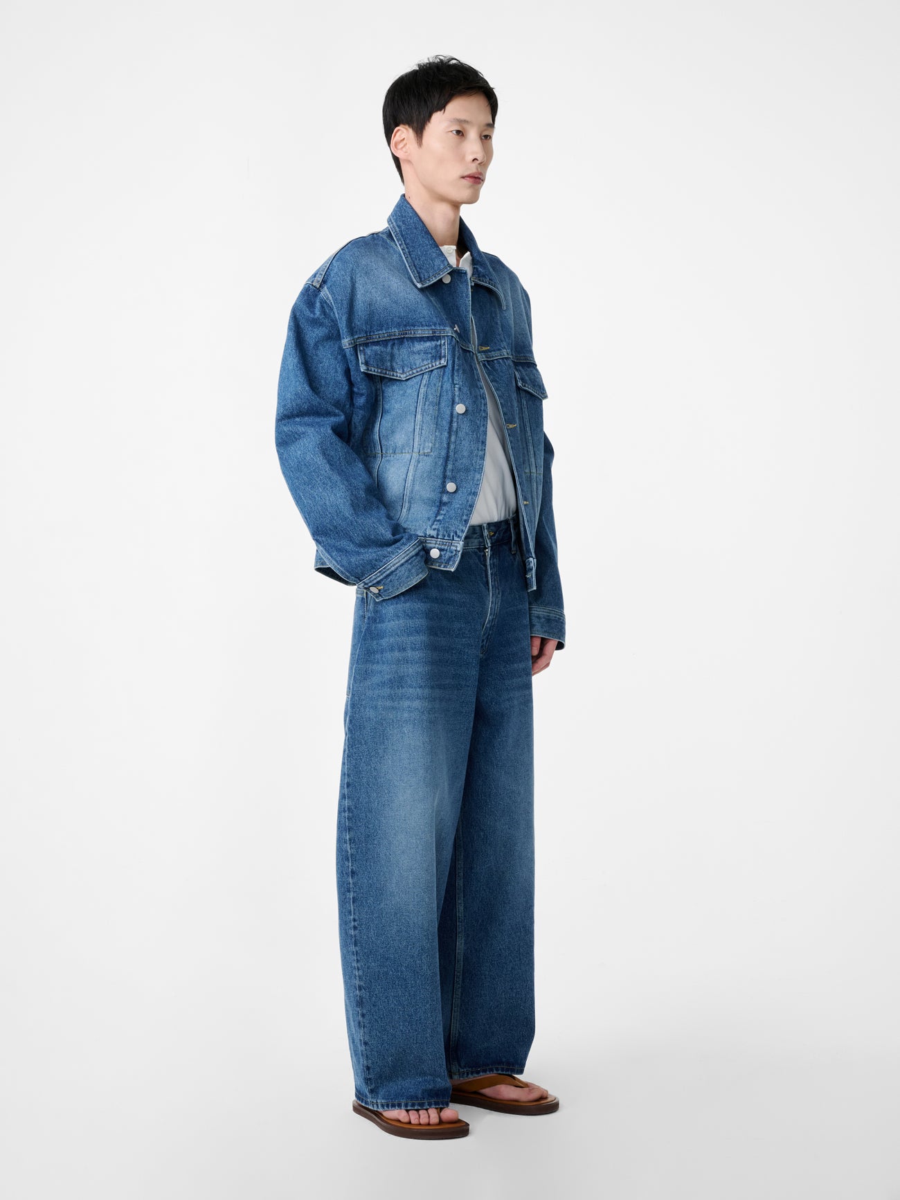 Paolo Denim Pant In Worn Wash