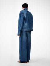 Paolo Denim Pant In Worn Wash