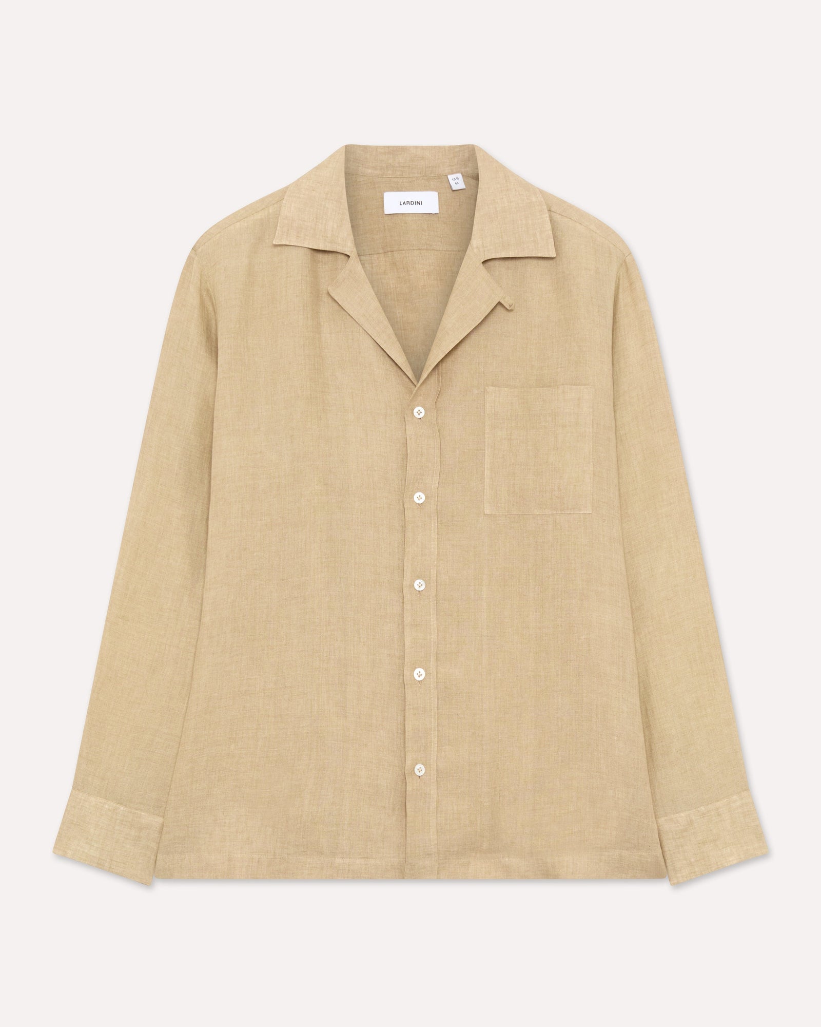 Camicia Beige Dalla Vestibilit Rilassata