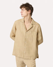 Camicia Beige Dalla Vestibilit Rilassata