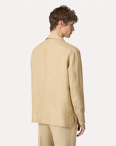 Camicia Beige Dalla Vestibilit Rilassata