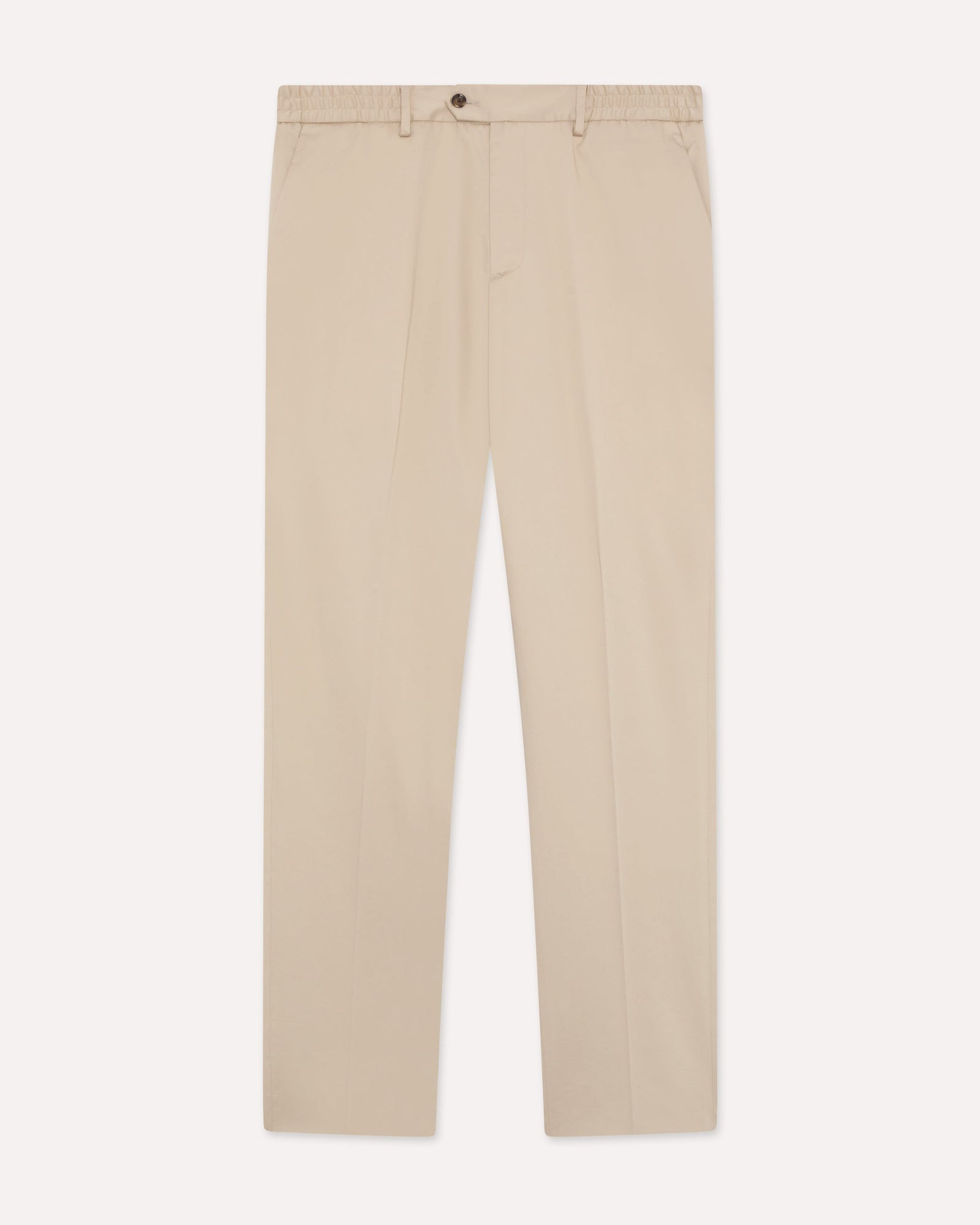 Pantalone Beige Senza Pieghe