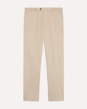 Pantalone beige senza pieghe