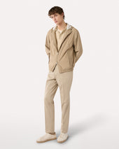 Pantalone Beige Senza Pieghe