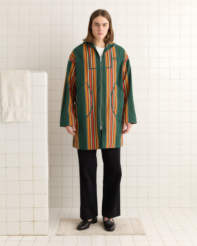 Parakeet Stripe Sideline Coat