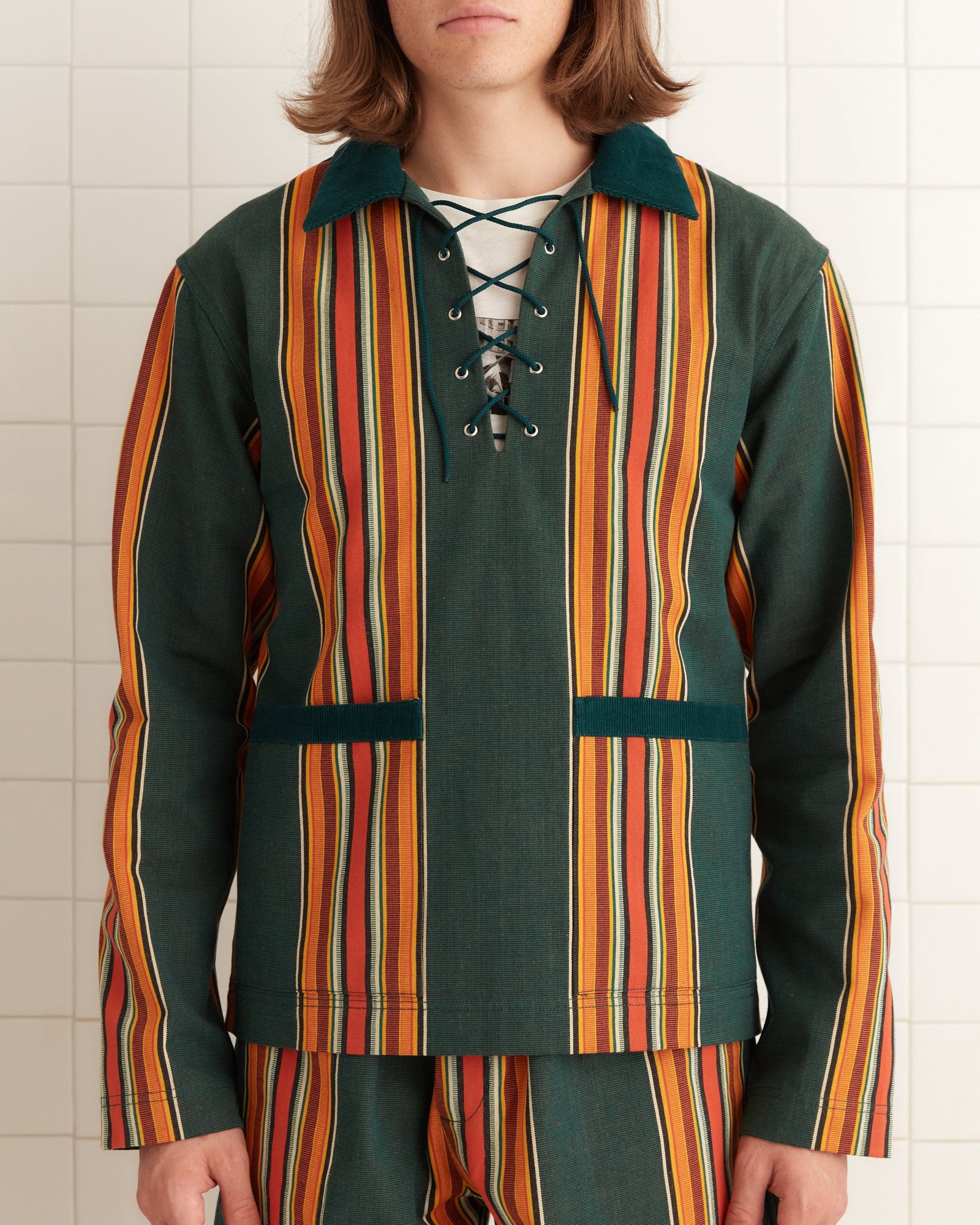 Parakeet Stripe Pullover
