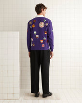 Passport Patch Rugby Shirt - Purple