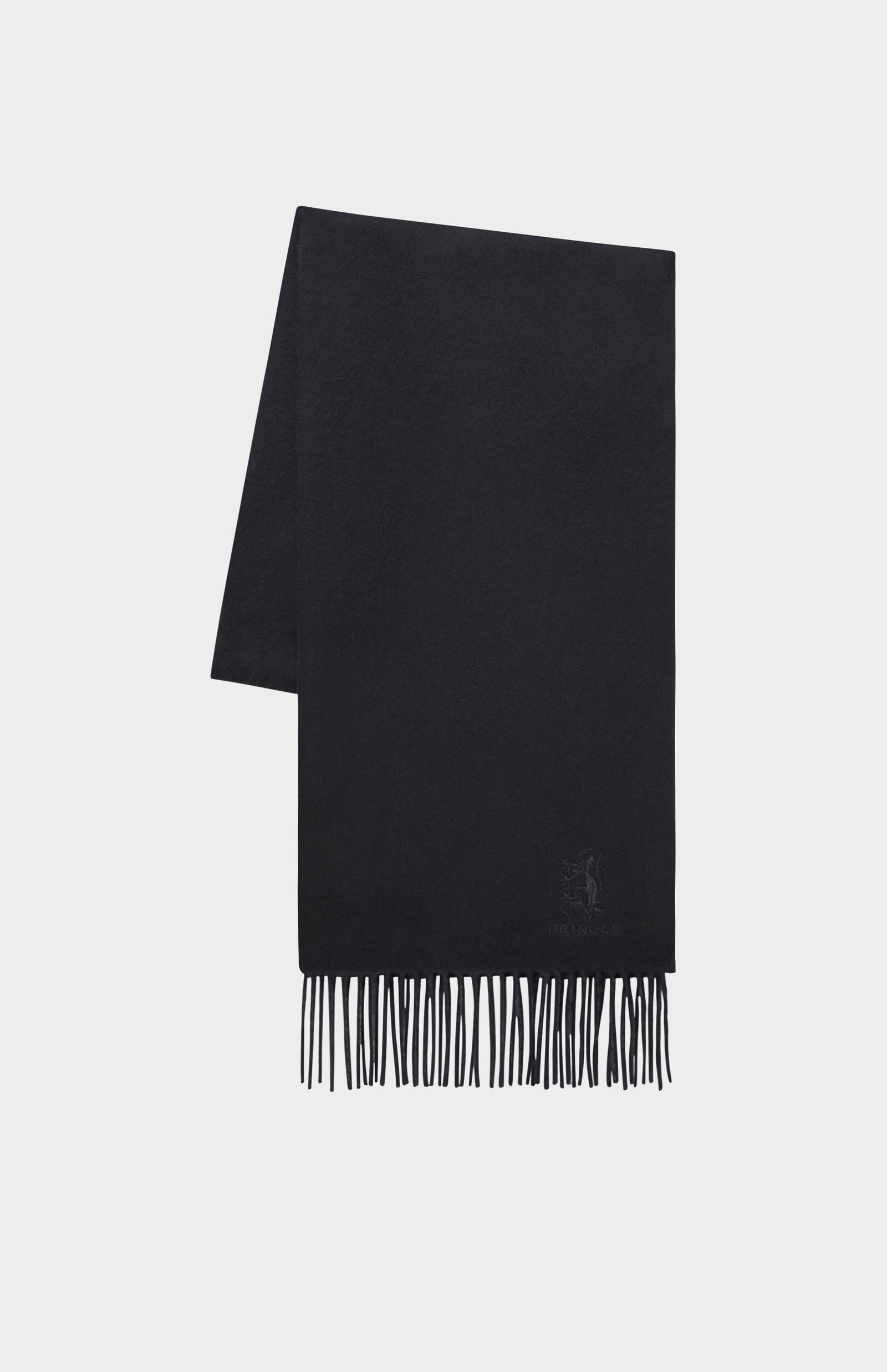 Fringed Lambswool Scarf In