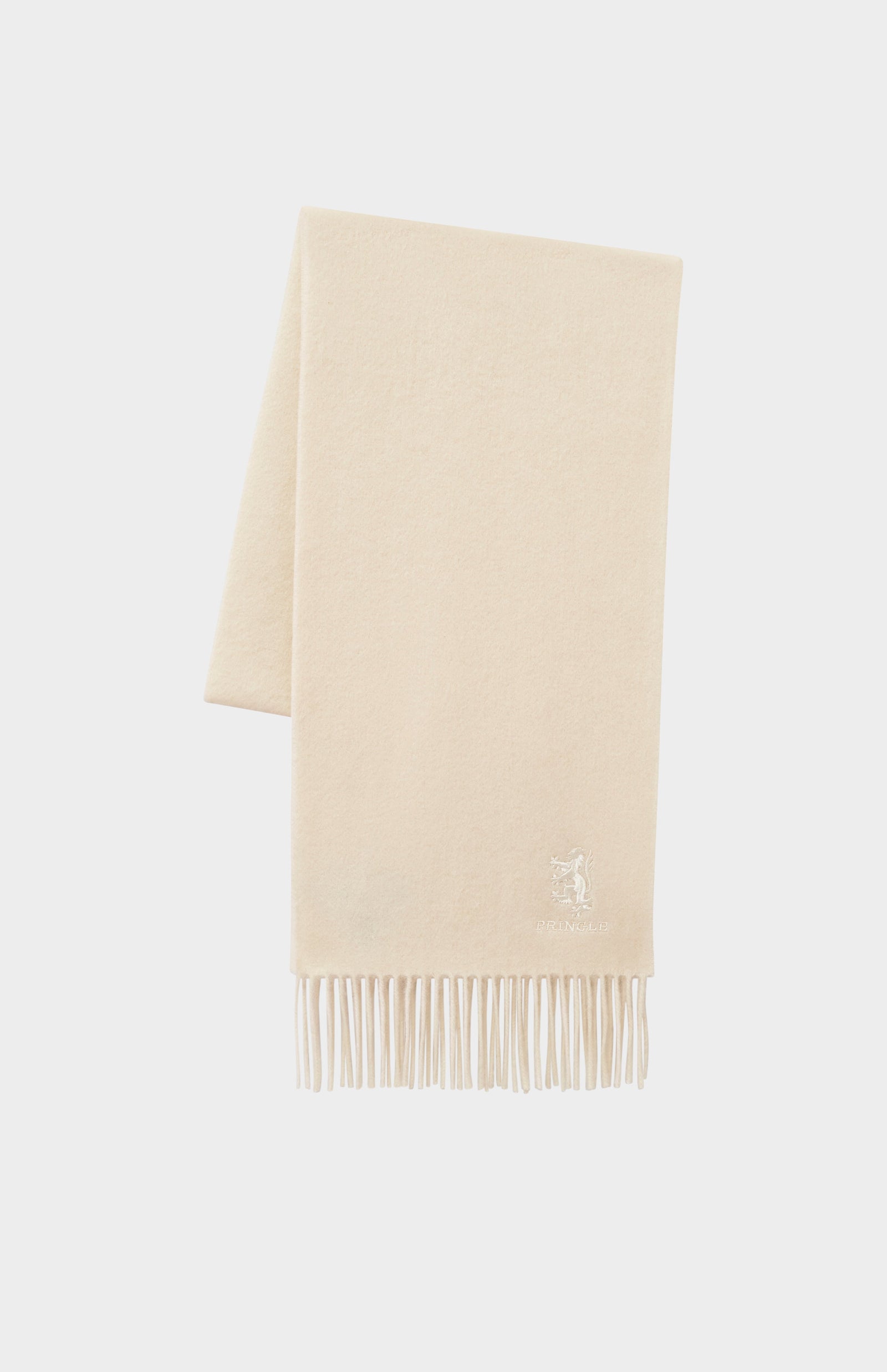 Fringed Lambswool Scarf In