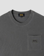 Patch Pocket Tee (Washed Black )