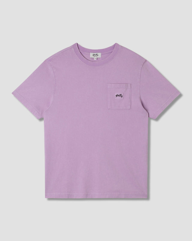 Patch Pocket Tee (Washed Purple)