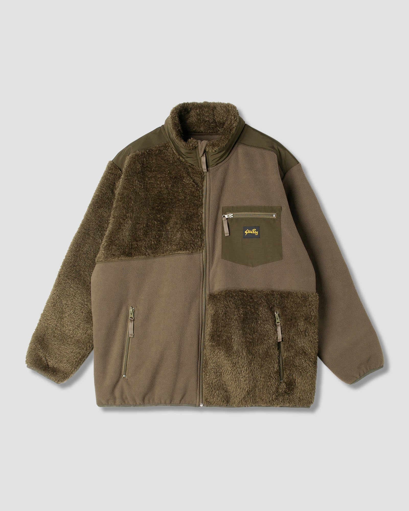 Patchwork Fleece Jacket