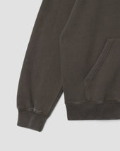 Patch Zip Hood (Washed Black)