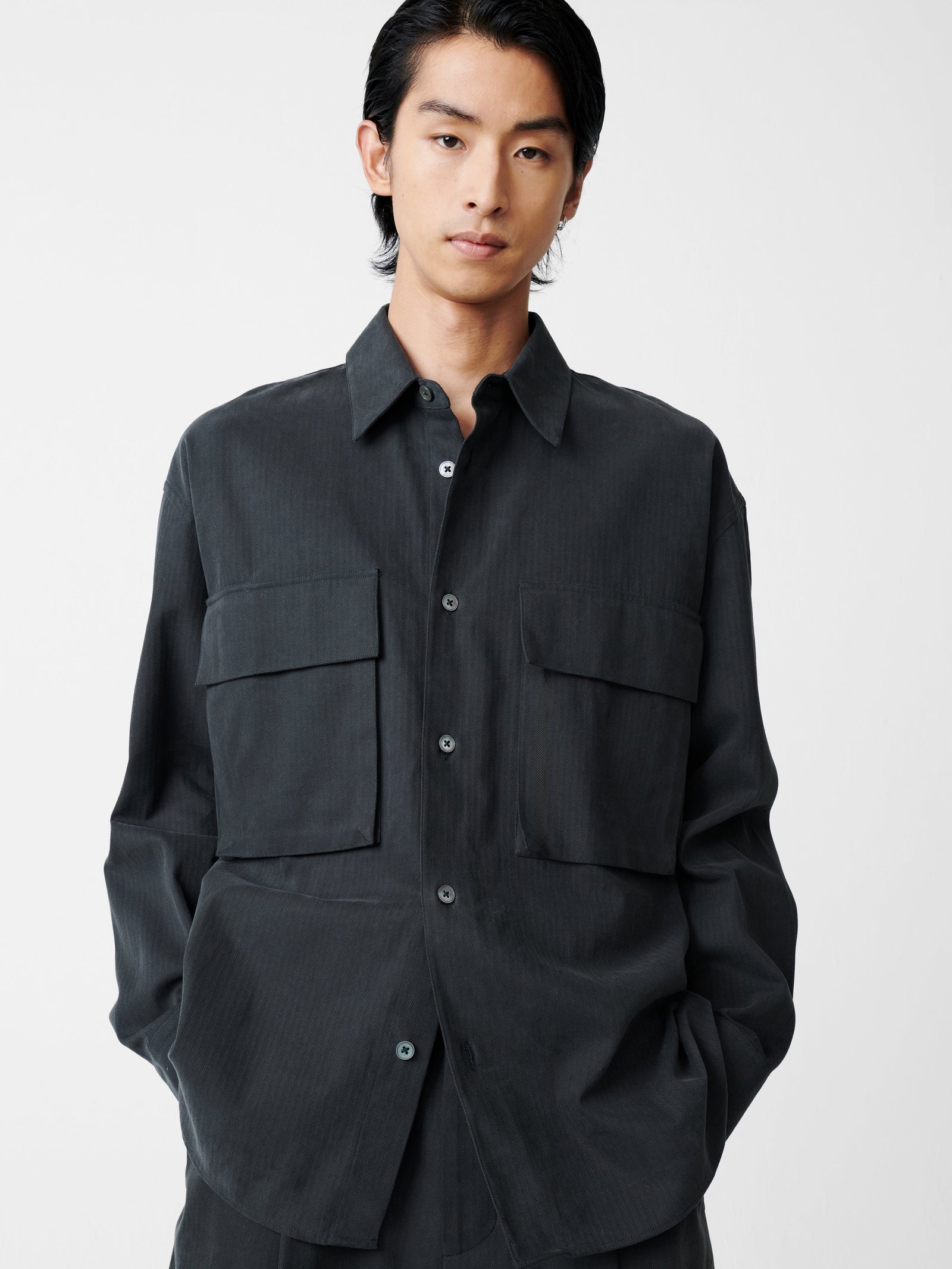 Pat Shirt In Dark Fir