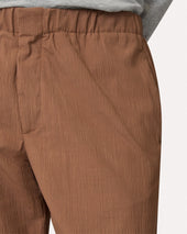 Pantalone Marrone Senza Pieghe