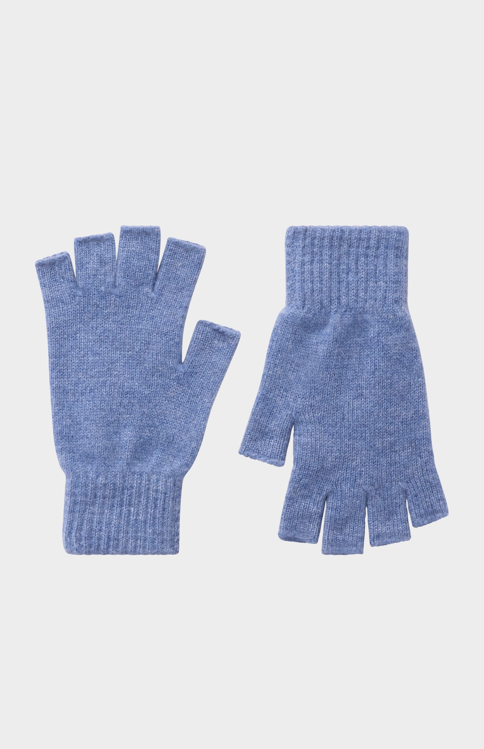 Fingerless Cashmere Gloves In Melange