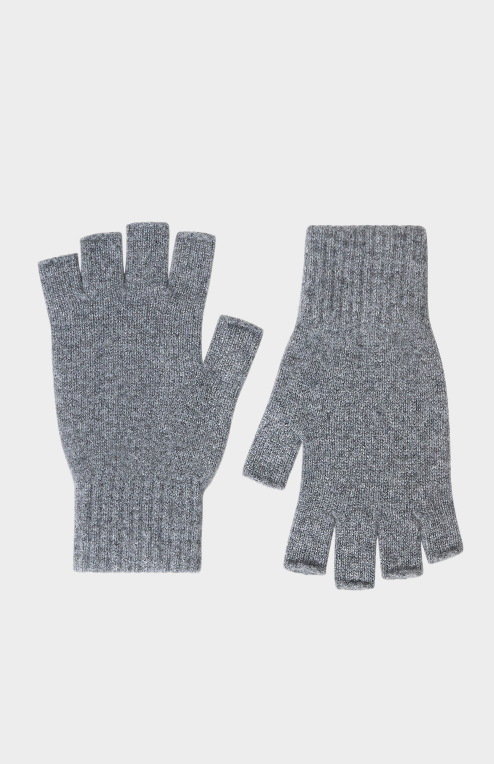 Fingerless Cashmere Gloves In