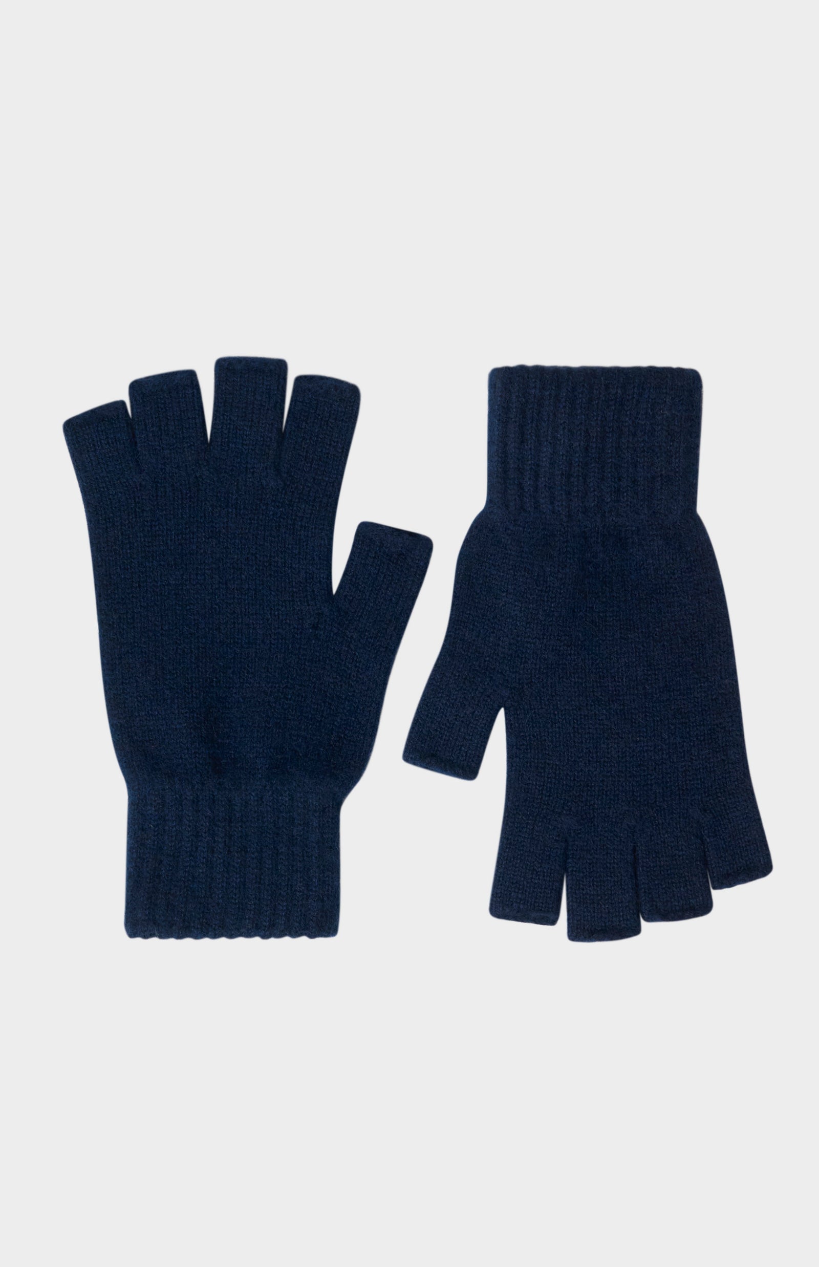 Fingerless Cashmere Gloves In