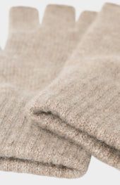 Fingerless Cashmere Gloves In