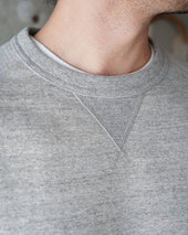 Pullover Crewneck Fleeced Foxfibre Heather