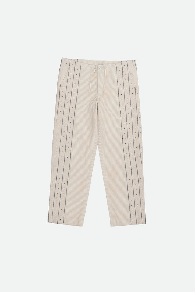 Ecru Cotton Tangaliya Pants