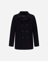 PEACOAT IN LIGHT WOOLEN EFFECT