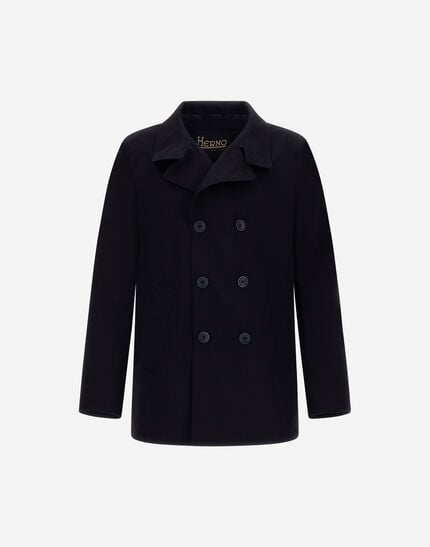 Peacoat In Light Woolen Effect