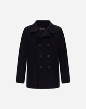 Peacoat In Light Woolen Effect