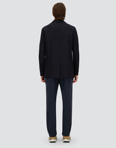 Peacoat In Light Woolen Effect