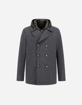 Wool Ecoage And 3 Layer Membrane Pea Coat