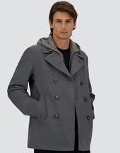 Wool Ecoage And 3 Layer Membrane Pea Coat