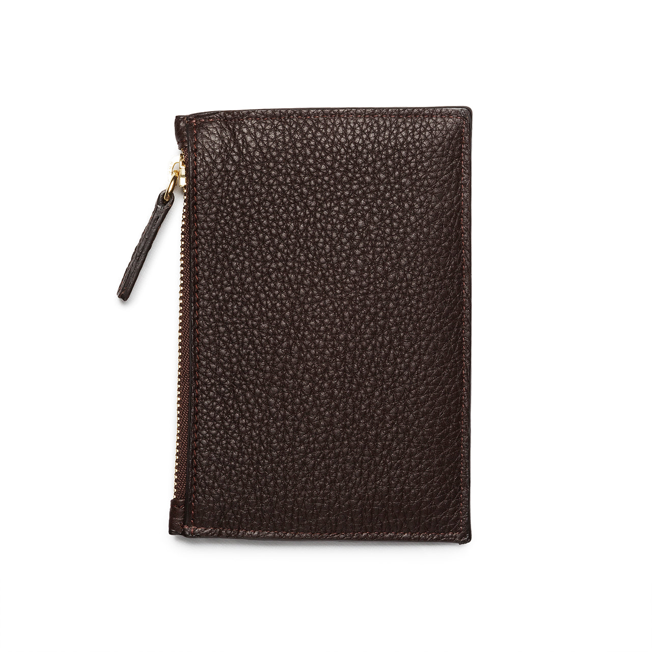 Soft Pebble Grain Leather Card Holder